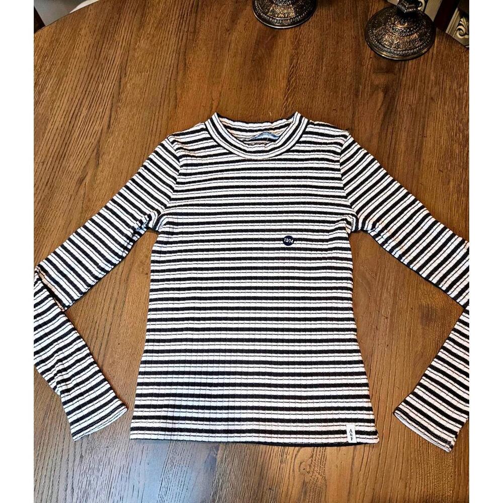 Nwt Abercrombie & Fitch Girls Striped Long Sleeve Top